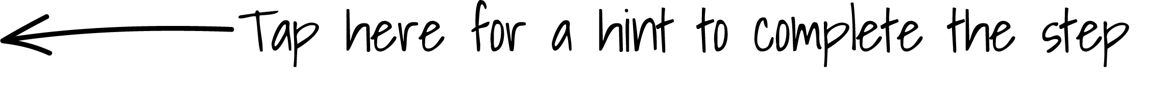 Tap on plus sign to complete task